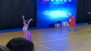 Бальные танцы. Диана Баранчикова. Огни Москвы 2023. E класс,Дети-1 Соло, 9 лет. Самба. S