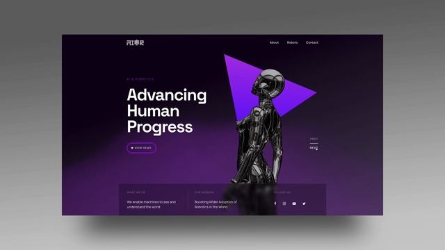 AI & Robotics Website Slider for Wordpress смотреть онлайн