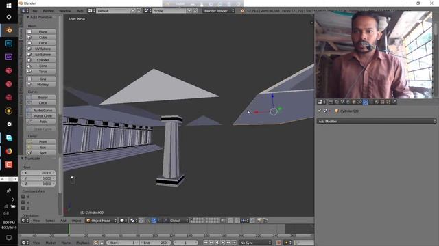 blender solidify and wireframe tools смотреть онлайн