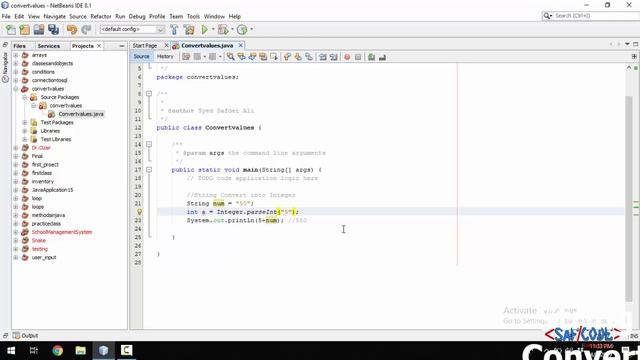 Convert Values - String to Integer and Integer to String in Java Part 11 смотреть онлайн