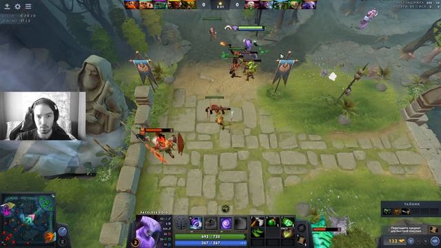 DOTA 2! Скины на хвосте, я бегу как на хасте смотреть онлайн