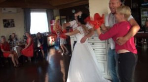Свадебный конкурс с варежками