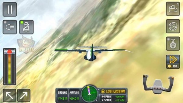 Flight Sim 2018 #2 Flight to Los Angeles - Airplane Simulator - Android iOS Gameplay FHD