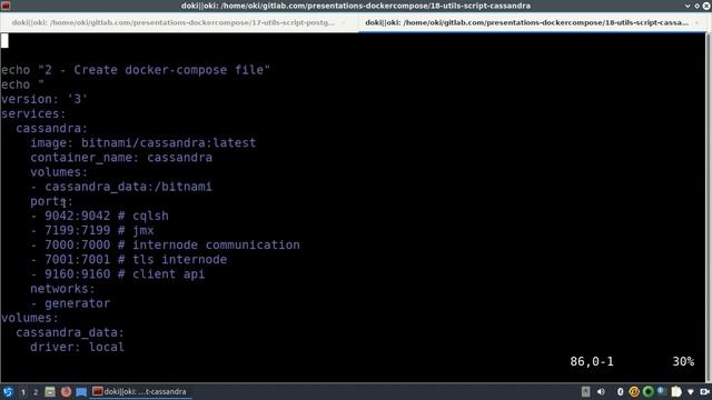 Docker-compose - 18. Script : installation de cassandra смотреть онлайн
