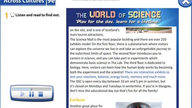 Excel 9 module 9 p107 The world of Science text ver смотреть онлайн