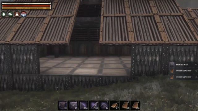 HOW TO BUILD A VIKING VILLAGE #1 - THE JARLS HOUSE [SPEED BUILD] - CONAN EXILES