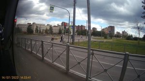 Поездка на 62 трамваи ЛВС-2005 Трамвай Санкт-Петербург Бортовой номер 1120