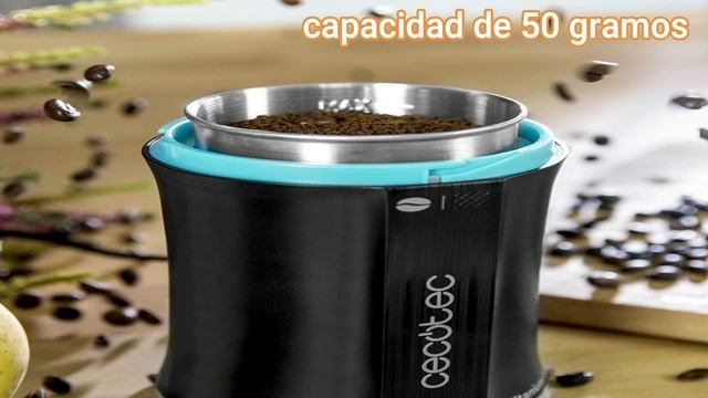 ?Cecotec Molinillo Café y Especias TitanMill 200.Cuchillas recubiertas de Titanio,Capacidad de 50gr смотреть онлайн