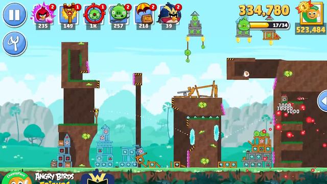 Angry Birds Friends Tournament 1192 Level 7 No Power UP смотреть онлайн