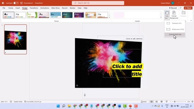 How to Change a PowerPoint Slide to B5 смотреть онлайн