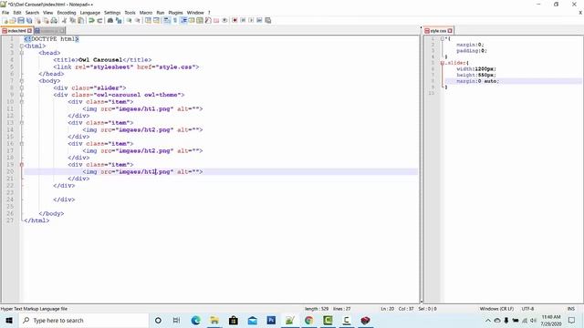 how to use owl carousel slider bangla tutorial смотреть онлайн