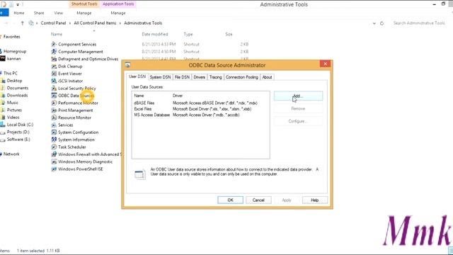 How to create ODBC Data Sources in windows operating system.. смотреть онлайн