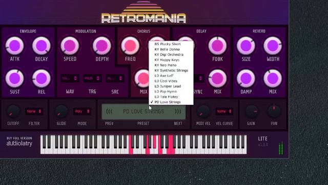 Retromania Lite FREE | 80's Synth смотреть онлайн
