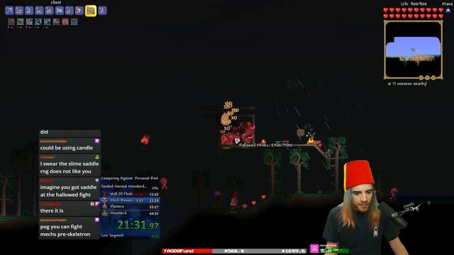 Terraria Speedrun Moonlord Normal Seeded #AGDQ Practice [PB] 43:00 смотреть онлайн