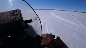 Сжёг склизы на снегоходе тайга варяг 550.Съёздили на рыбалку на море