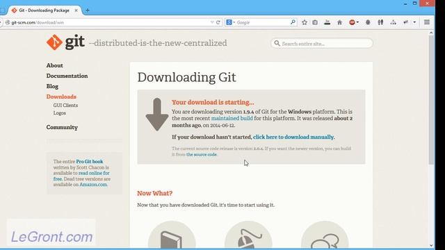4. Настройка рабочей среды для разработки сайтов. Установка GIT. смотреть онлайн