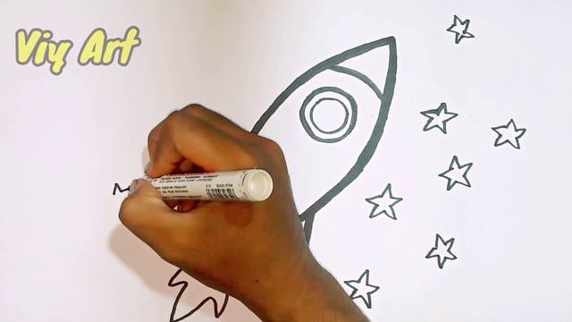 Cara menggambar roket - Menggambar & Mewarnai смотреть онлайн