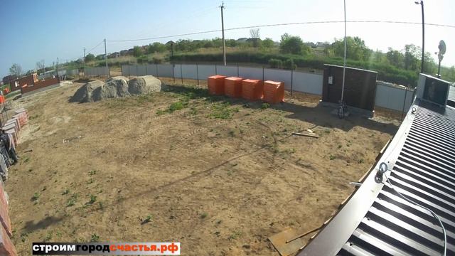 Тайм лапс на площадке строительства Города Счастья 15 мая смотреть онлайн
