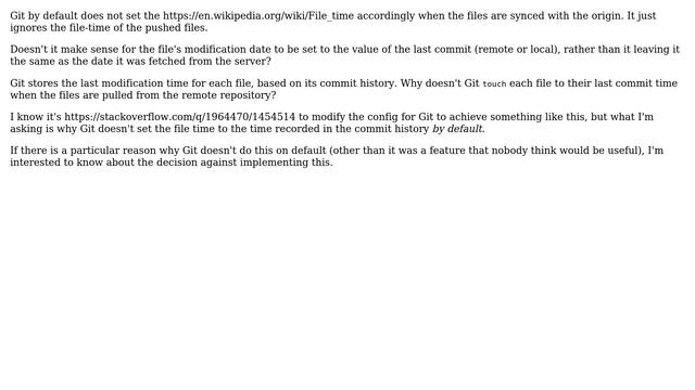 Software Engineering: Why doesn't Git set the file time? (2 Solutions!!) смотреть онлайн