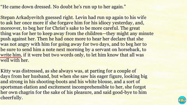 Anna Karenina - Videobook Part 3/4 🎧 Audiobook with Scrolling Text 📖 смотреть онлайн