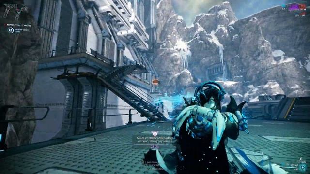 Warframe : Kill 28 enemies while sliding without raising any alarms смотреть онлайн