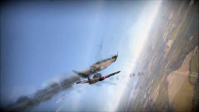War Thunder: B 17 vs Swarm смотреть онлайн