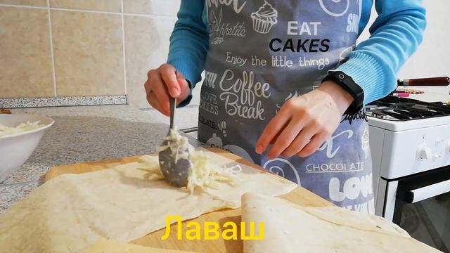Рулетики из лаваша с капустой. Просто и вкусно! смотреть онлайн