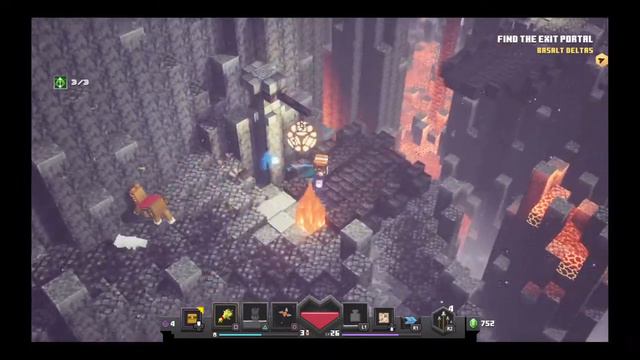 Minecraft Dungeons Flames of the nether | (part 2) смотреть онлайн