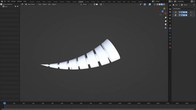 Blender Geometry Nodes Part 19 - Color Ramp Curve смотреть онлайн