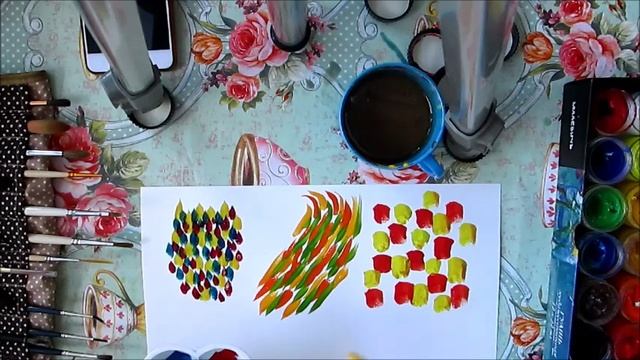 Мастер-класс по изобразительному искусству "Техника мазками" смотреть онлайн