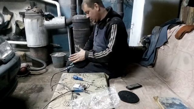Замена подошвы на орбитальной машинке. смотреть онлайн