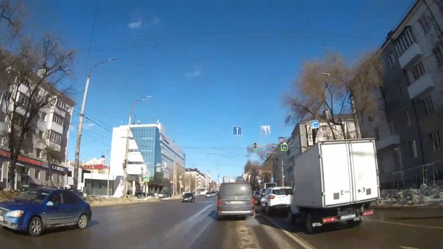 Зимний обзор ул. Щорса и Богданки в Белгороде смотреть онлайн