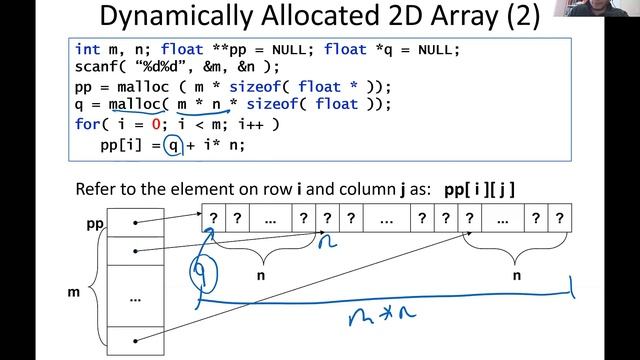Lecture 14| C Programming | Double Pointers and 2D Memory Allocation смотреть онлайн