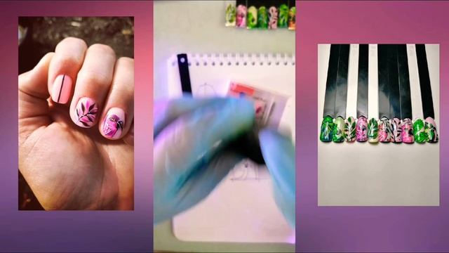 МК. Учимся рисовать папугайчика ??Урок1. #артгалерея #artnails #naildesign смотреть онлайн