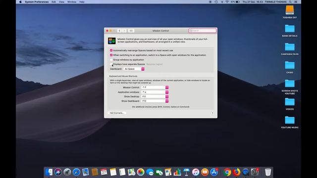 HOW TO DISABLE OR ENABLE DISPLAYS HAVE SEPARATE SPACES IN MAC OS MOJAVE смотреть онлайн