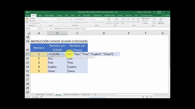 73 Instrucción Choose en VBA смотреть онлайн