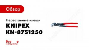 Обзор: Универсальные переставные клещи KNIPEX КОБРА ES KN-8751250