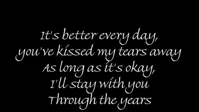 Through The Years by Kenny Rogers w / Lyrics смотреть онлайн
