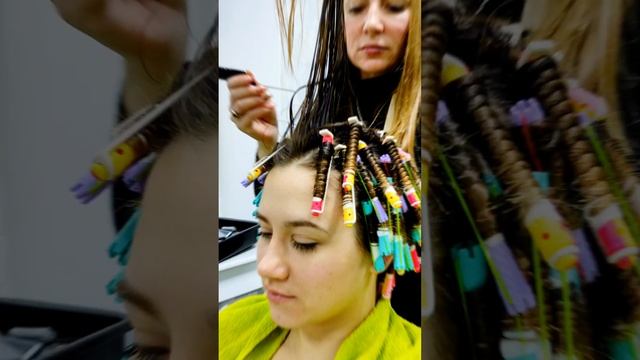 Завивка волос в салоне красоты "Эвант" смотреть онлайн