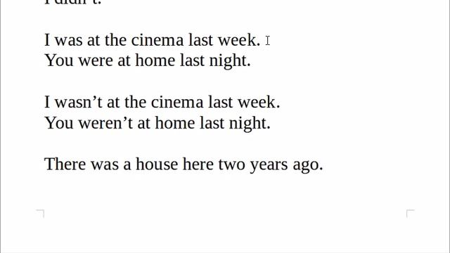 PAST SIMPLE. Выражаем мысли в простом прошедшем времени смотреть онлайн