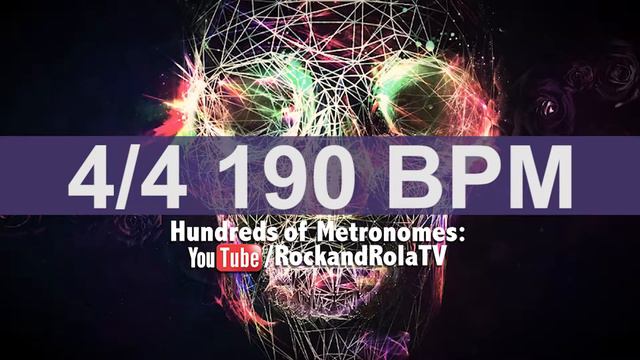 🔴 190 BPM Tech Pop Metronome смотреть онлайн