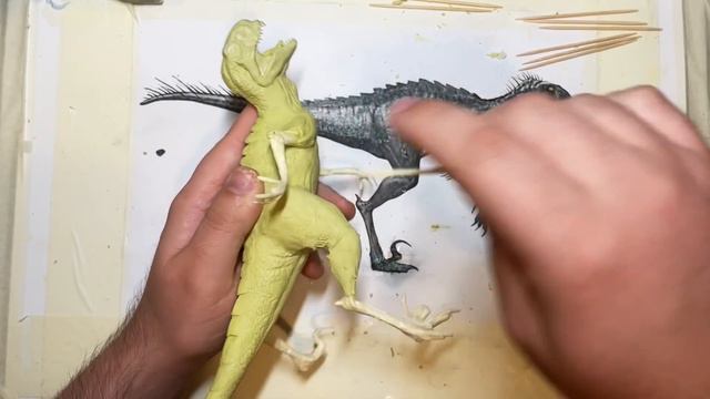 Sculpting the SCORPIOS REX from Jurassic World: Camp Cretaceous - DIY dinosaur figure tutorial смотреть онлайн