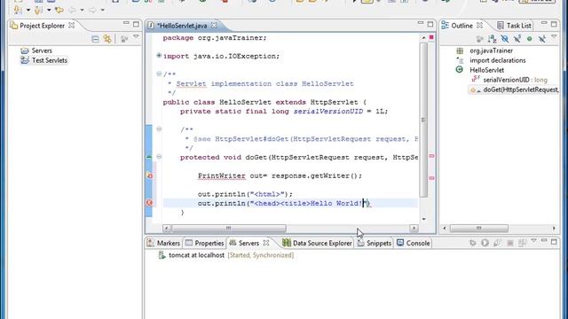 Tutorial java Servlets con Tomcat en Eclipse смотреть онлайн