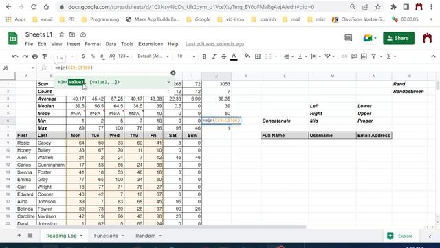 Google Sheets: Basic Functions смотреть онлайн