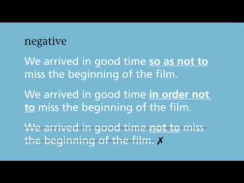 Infinitives for purpose and result – Mode preview – Module 9 смотреть онлайн