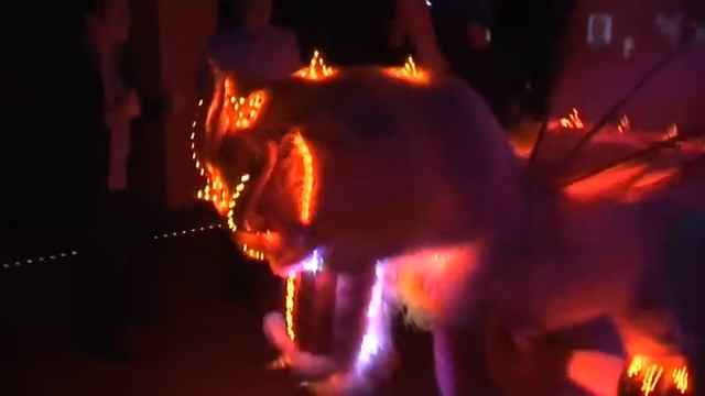 ЧУДО СВЕТОВОЙ ДРАКОН - light show Madhura смотреть онлайн