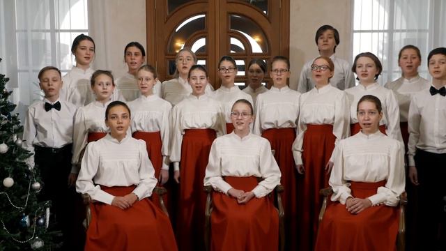 Архиерейская детская капелла "Октоих" - Колядка "Що то за предиво" смотреть онлайн