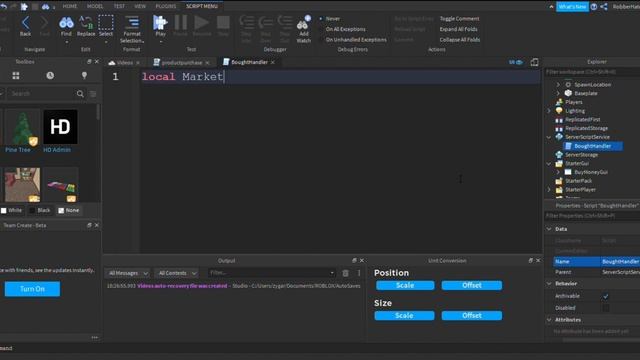 How to make a buy currency shop | Roblox Studio | RetribeZ Studio смотреть онлайн