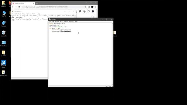 HOW TO SEND AUTOMATE MESSAGE | USING PYTHON IDLE| IN TAMIL смотреть онлайн