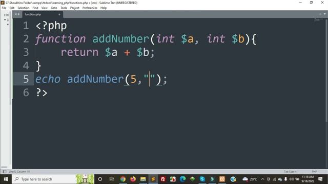 PHP Tutorial 11 | Functions смотреть онлайн